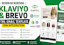 design or redesign klavio html template brevo html   template crm integration
